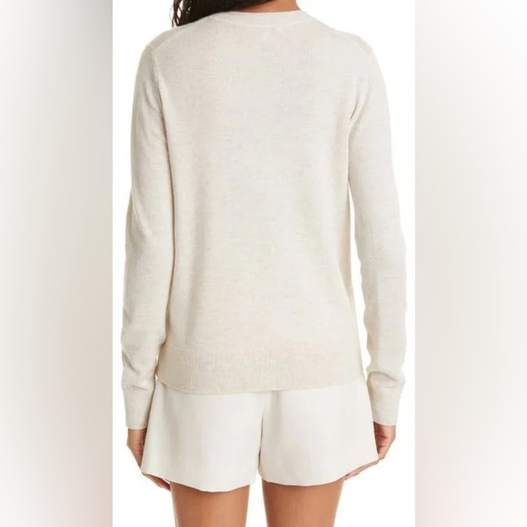 Vince Cashmere & Wool Sweaters Easy Fit Crewneck Light Beige EUC Size - M - Picture 3 of 11